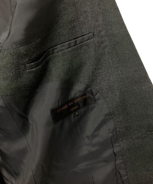 COMME des GARCONS（コムデギャルソン）COMME des GARCONS (コムデギャルソン) hj-0801m　テーラードジャケット ブラック×グリーン サイズ:Mの古着・服飾アイテム