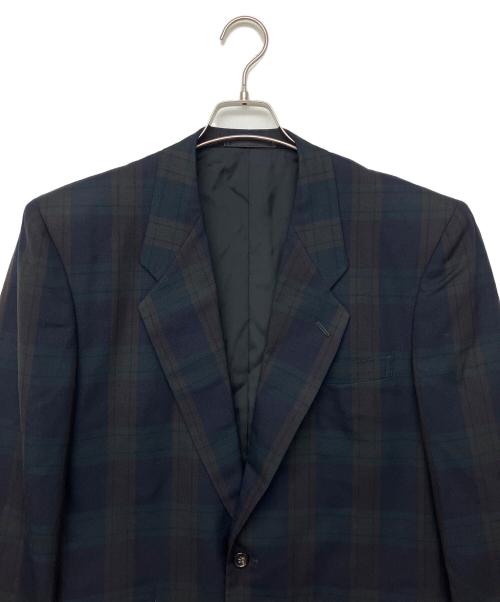 COMME des GARCONS（コムデギャルソン）COMME des GARCONS (コムデギャルソン) HJ-05011S　テーラードジャケット ブラウン×グリーン サイズ:Sの古着・服飾アイテム