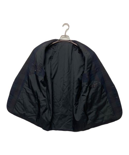 COMME des GARCONS（コムデギャルソン）COMME des GARCONS (コムデギャルソン) HJ-05011S　テーラードジャケット ブラウン×グリーン サイズ:Sの古着・服飾アイテム