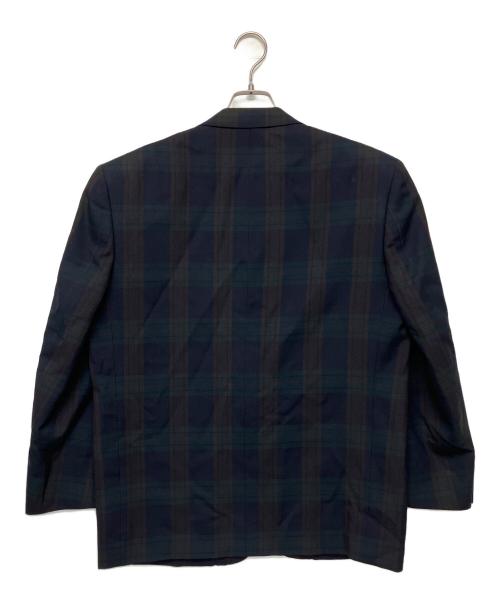 COMME des GARCONS（コムデギャルソン）COMME des GARCONS (コムデギャルソン) HJ-05011S　テーラードジャケット ブラウン×グリーン サイズ:Sの古着・服飾アイテム