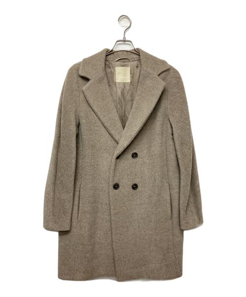 'S Max Mara（エスマックスマーラ）'S Max Mara (エスマックスマーラ) アルパカダブルコート ベージュ サイズ:42の古着・服飾アイテム