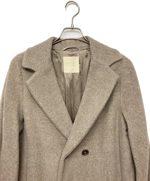'S Max Mara（エスマックスマーラ）'S Max Mara (エスマックスマーラ) アルパカダブルコート ベージュ サイズ:42の古着・服飾アイテム
