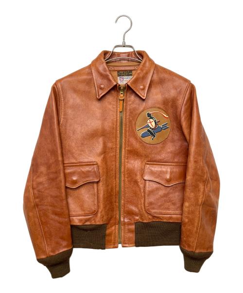BUZZ RICKSON'S（バズリクソンズ）Buzz Rickson's (バズリクソンズ) A-2フライトジャケット ブラウン サイズ:36の古着・服飾アイテム