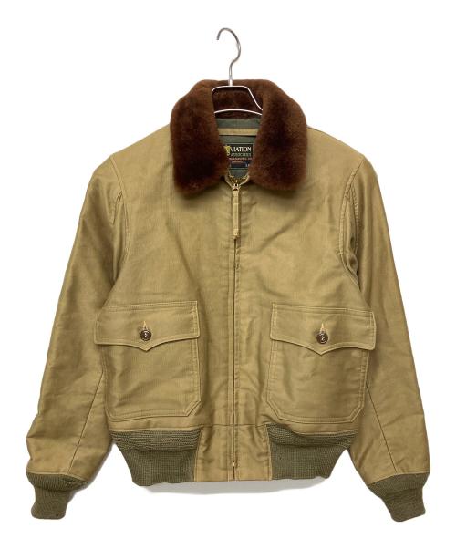BUZZ RICKSON'S（バズリクソンズ）BUZZ RICKSON'S (バズリクソンズ) ジャングルクロスG-1 ブラウン×ベージュ サイズ:36の古着・服飾アイテム