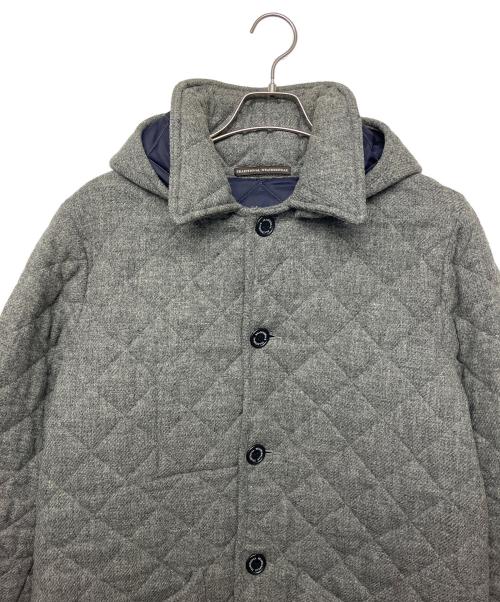 Traditional Weatherwear（トラディショナルウェザーウェア）Traditional Weatherwear (トラディショナルウェザーウェア) キルティングコート グレー サイズ:40の古着・服飾アイテム