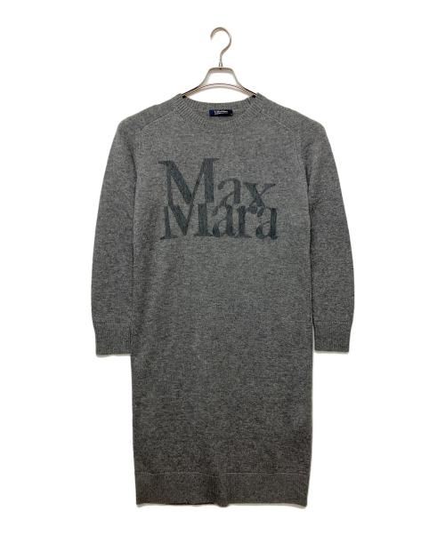 'S Max Mara（エスマックスマーラ）'S Max Mara (エスマックスマーラ) ニットワンピース グレー サイズ:Mの古着・服飾アイテム