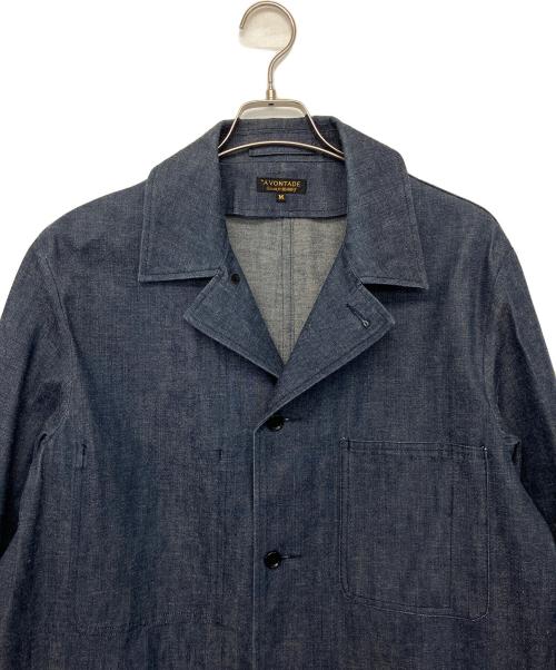 A vontade（アボンタージ）A vontade (アボンタージ) BEAMS別注　デニムカバーオール インディゴ サイズ:Mの古着・服飾アイテム