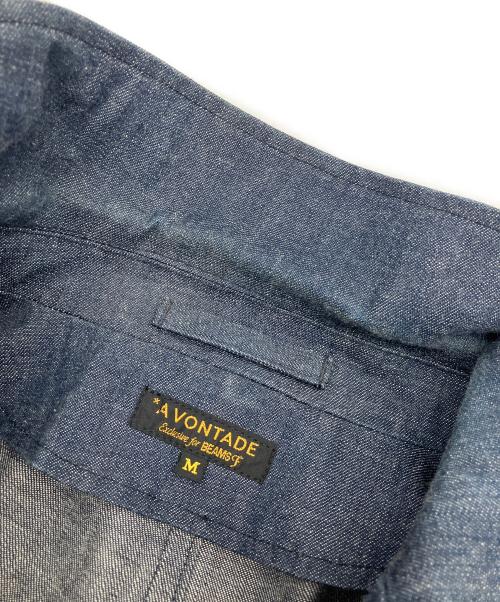 A vontade（アボンタージ）A vontade (アボンタージ) BEAMS別注　デニムカバーオール インディゴ サイズ:Mの古着・服飾アイテム