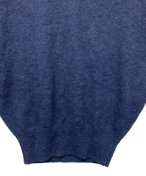 45R（フォーティファイブ・アール）45R (フォーティファイブ・アール) 7-10-8052　ニットワンピース ネイビーの古着・服飾アイテム