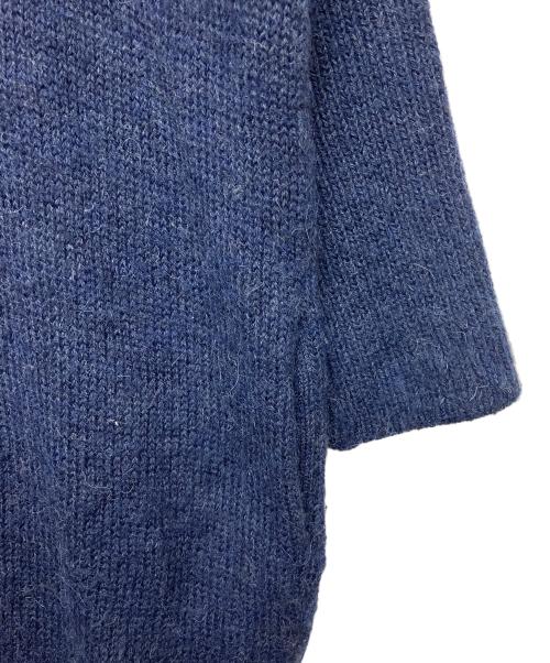 45R（フォーティファイブ・アール）45R (フォーティファイブ・アール) 7-10-8052　ニットワンピース ネイビーの古着・服飾アイテム