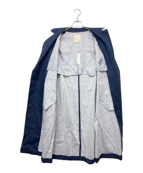 自由区（ジユウク）自由区 (ジユウク) CMWMKS0210　リネンコート ブルー サイズ:38の古着・服飾アイテム
