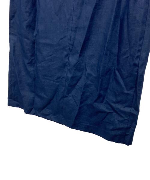 自由区（ジユウク）自由区 (ジユウク) CMWMKS0210　リネンコート ブルー サイズ:38の古着・服飾アイテム