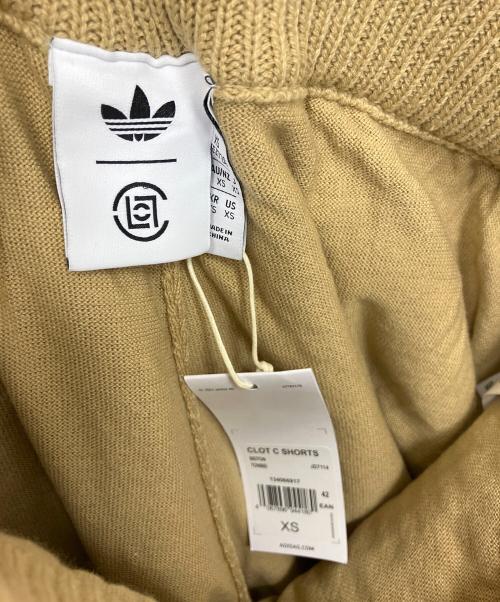 adidas（アディダス）adidas (アディダス) CLOT CROCHET SHIRTS BEITON カーキ サイズ:XS 未使用品の古着・服飾アイテム
