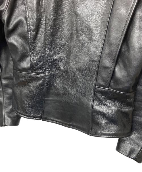 VANSON（バンソン）VANSON (バンソン) レザーライダースジャケット ブラック サイズ:10の古着・服飾アイテム