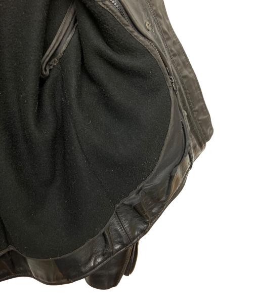VANSON（バンソン）VANSON (バンソン) レザーライダースジャケット ブラック サイズ:10の古着・服飾アイテム
