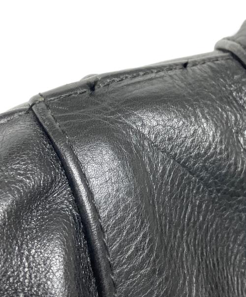 VANSON（バンソン）VANSON (バンソン) レザーライダースジャケット ブラック サイズ:10の古着・服飾アイテム