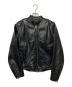 VANSON（バンソン）の古着「レザーライダースジャケット」｜ブラック