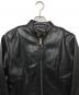 VANSON (バンソン) レザーライダースジャケット ブラック サイズ:10：20000円