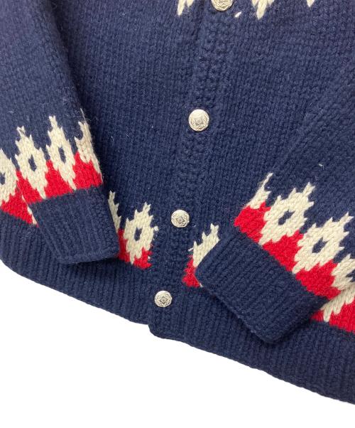 STANDARD CALIFORNIA（スタンダードカリフォルニア）STANDARD CALIFORNIA (スタンダードカリフォルニア) ウールニット レッド×ネイビー サイズ:Mの古着・服飾アイテム