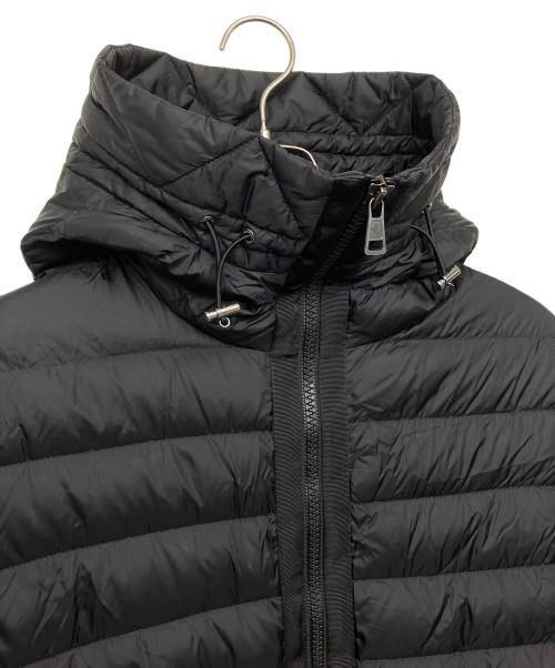 MONCLER（モンクレール）MONCLER (モンクレール) Maglione Tricot Cardigan　ニット切り替え ダウン カーディガン パーカー ブラック サイズ:XXLの古着・服飾アイテム