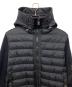 MONCLER (モンクレール) Maglione Tricot Cardigan　ニット切り替え ダウン カーディガン パーカー ブラック サイズ:XXL：70000円