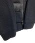 中古・古着 MONCLER (モンクレール) Maglione Tricot Cardigan　ニット切り替え ダウン カーディガン パーカー ブラック サイズ:XXL：70000円