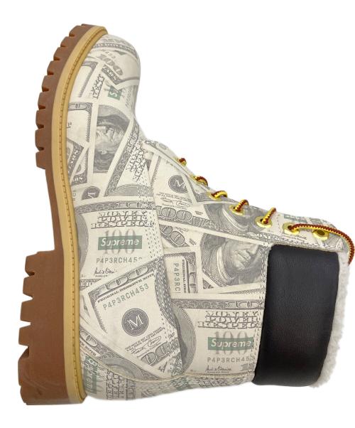 Timberland（ティンバーランド）Timberland (ティンバーランド) Maison Margiela (メゾンマルジェラ) Supreme (シュプリーム) Money 6 Inch Premium Waterproof Boot グレー サイズ:27.5cmの古着・服飾アイテム