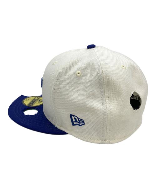 New Era（ニューエラ）New Era (ニューエラ) OFFWHITE (オフホワイト) MLB (エムエルビー) MLB CHICAGO CUBS CAP ホワイト サイズ:7.5の古着・服飾アイテム