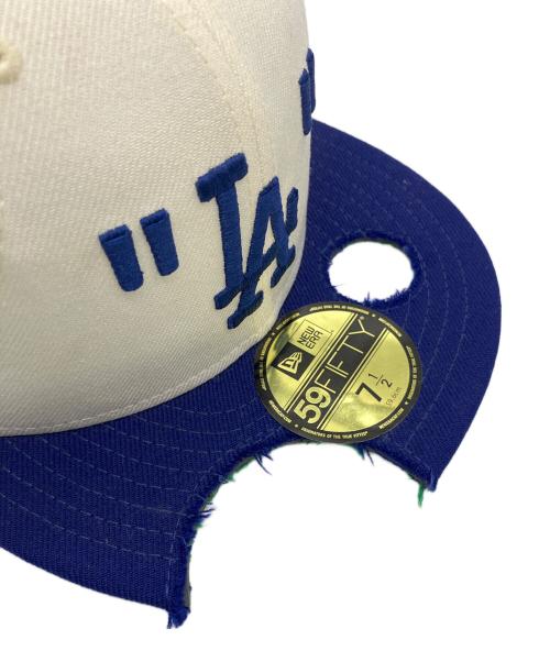 New Era（ニューエラ）New Era (ニューエラ) OFFWHITE (オフホワイト) MLB (エムエルビー) MLB CHICAGO CUBS CAP ホワイト サイズ:7.5の古着・服飾アイテム