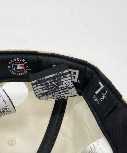 New Era（ニューエラ）New Era (ニューエラ) OFFWHITE (オフホワイト) MLB (エムエルビー) MLB CHICAGO CUBS CAP ホワイト サイズ:7.5の古着・服飾アイテム