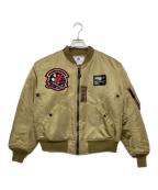 TED COMPANYテッドカンパニー）の古着「MA-1ジャケット」｜ベージュ