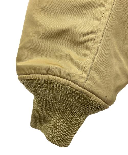 TED COMPANY（テッドカンパニー）TED COMPANY (テッドカンパニー) MA-1ジャケット ベージュ サイズ:40の古着・服飾アイテム