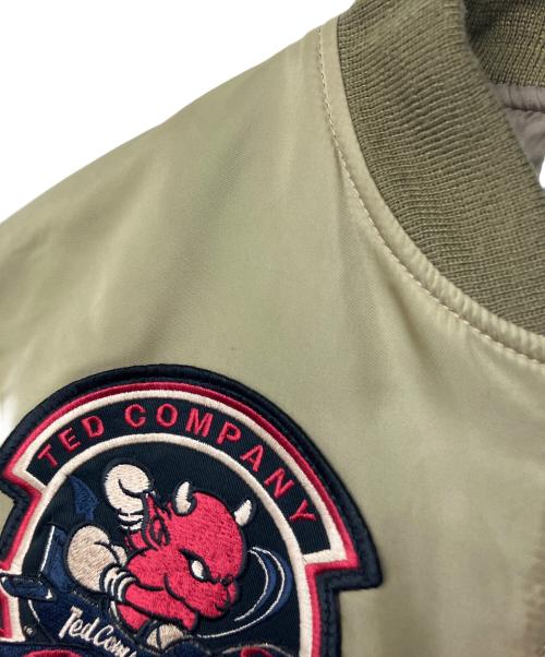 TED COMPANY（テッドカンパニー）TED COMPANY (テッドカンパニー) MA-1ジャケット ベージュ サイズ:40の古着・服飾アイテム