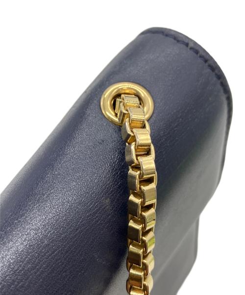 Salvatore Ferragamo（サルヴァトーレ フェラガモ）Salvatore Ferragamo (サルヴァトーレ フェラガモ) チェーンショルダーバッグ ネイビーの古着・服飾アイテム
