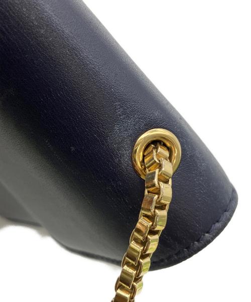 Salvatore Ferragamo（サルヴァトーレ フェラガモ）Salvatore Ferragamo (サルヴァトーレ フェラガモ) チェーンショルダーバッグ ネイビーの古着・服飾アイテム