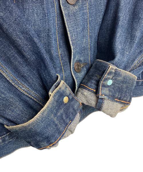 EVISU（エヴィス）EVISU (エヴィス) 1557　デニムジャケット インディゴ サイズ:40の古着・服飾アイテム