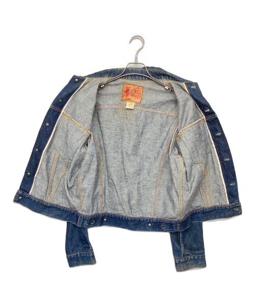 EVISU（エヴィス）EVISU (エヴィス) 1557　デニムジャケット インディゴ サイズ:40の古着・服飾アイテム