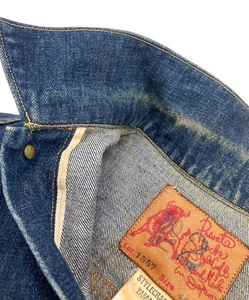 EVISU（エヴィス）EVISU (エヴィス) 1557　デニムジャケット インディゴ サイズ:40の古着・服飾アイテム