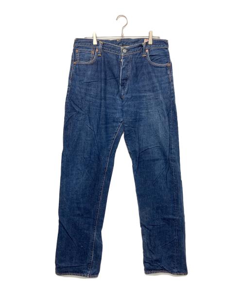 EVISU（エヴィス）EVISU (エヴィス) 2001　カモメプリントデニムパンツ インディゴ サイズ:38×35の古着・服飾アイテム