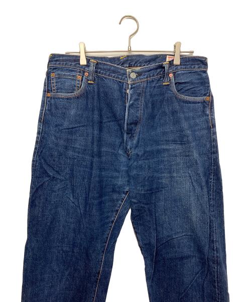 EVISU（エヴィス）EVISU (エヴィス) 2001　カモメプリントデニムパンツ インディゴ サイズ:38×35の古着・服飾アイテム