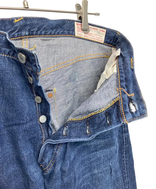 EVISU（エヴィス）EVISU (エヴィス) 2001　カモメプリントデニムパンツ インディゴ サイズ:38×35の古着・服飾アイテム