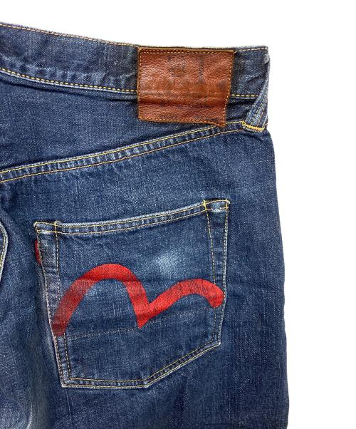 EVISU（エヴィス）EVISU (エヴィス) 2001　カモメプリントデニムパンツ インディゴ サイズ:38×35の古着・服飾アイテム