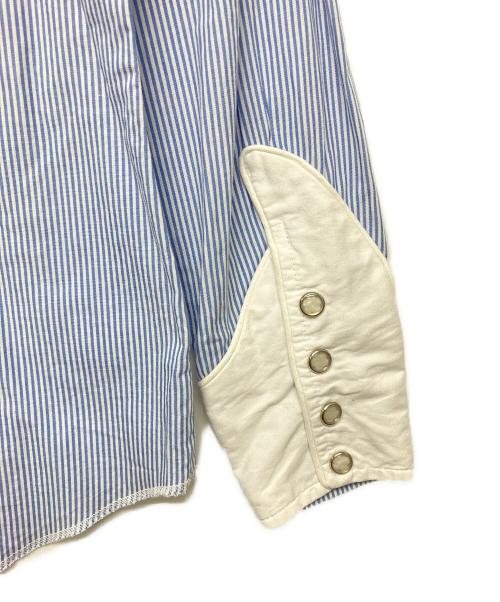 COMME des GARCONS（コムデギャルソン）COMME des GARCONS (コムデギャルソン) H BAR C (エイチバーシー) KB-91012S　H BAR C　コラボ　ウエスタンシャツ ブルー サイズ:Sの古着・服飾アイテム