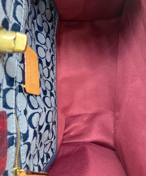 COACH（コーチ）COACH (コーチ) トートバッグ ネイビーの古着・服飾アイテム