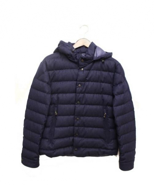 MONCLER（モンクレール）MONCLER (モンクレール) MUREAUX/ウールダウンジャケット ネイビー サイズ:2の古着・服飾アイテム