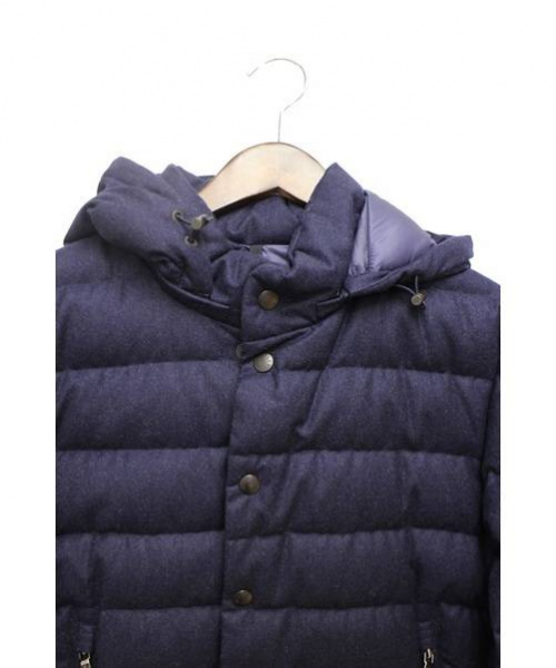MONCLER（モンクレール）MONCLER (モンクレール) MUREAUX/ウールダウンジャケット ネイビー サイズ:2の古着・服飾アイテム