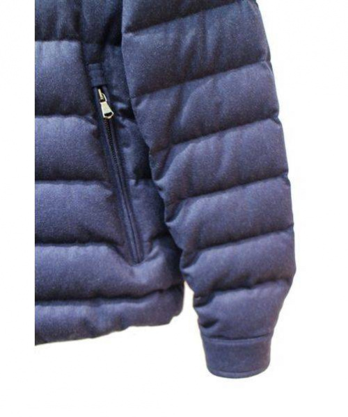 MONCLER（モンクレール）MONCLER (モンクレール) MUREAUX/ウールダウンジャケット ネイビー サイズ:2の古着・服飾アイテム