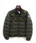 MONCLER（モンクレール）の古着「ナイロンウール切替ダウンジャケット」｜オリーブ