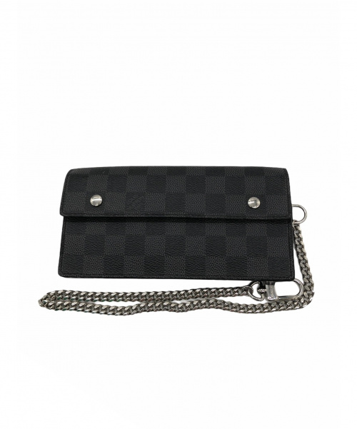 LOUIS VUITTON（ルイ ヴィトン）LOUIS VUITTON (ルイヴィトン) 長財布 ダミエ・グラフィット N60023 TN0132の古着・服飾アイテム