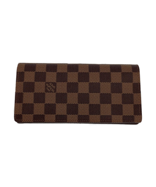 LOUIS VUITTON（ルイ ヴィトン）LOUIS VUITTON (ルイ ヴィトン) 長財布 ブラウン ダミエ N60017 SP0068の古着・服飾アイテム